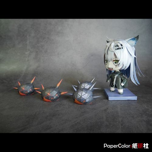 明日方舟纸模型源石虫3d立体动漫游戏周边diy手工制作材料 纸研社