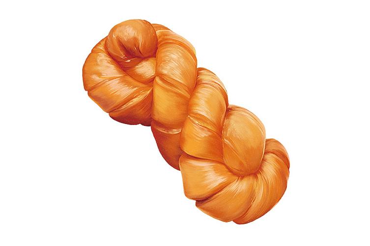 耶米熊功夫麻花包装设计