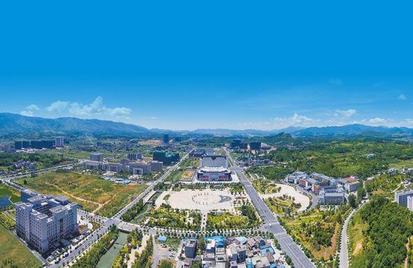 汝城县城市风光.图片来源:汝城县文明办