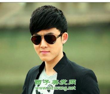 男士斜刘海发型造型(7)_刘海发型_西子美发网