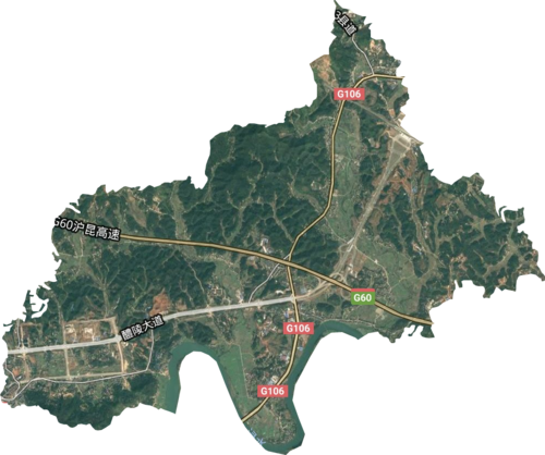 醴陵市长庆示范区卫星图高清版大图