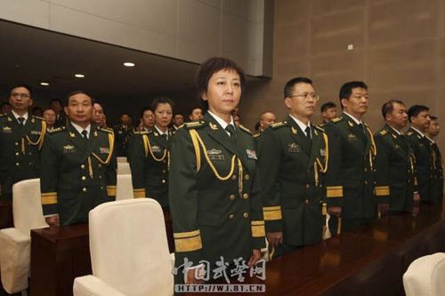 武警部队举行晋衔仪式,秦天晋升武警中将警衔
