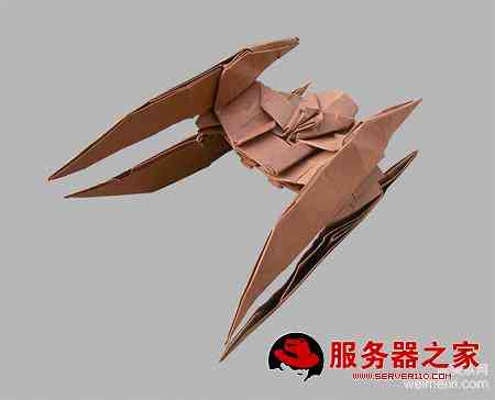 大战歼星舰折纸-在线图片欣赏真实还原星球大战帝国战舰歼星舰模型3