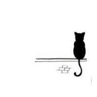 简约男人伤感素描头像