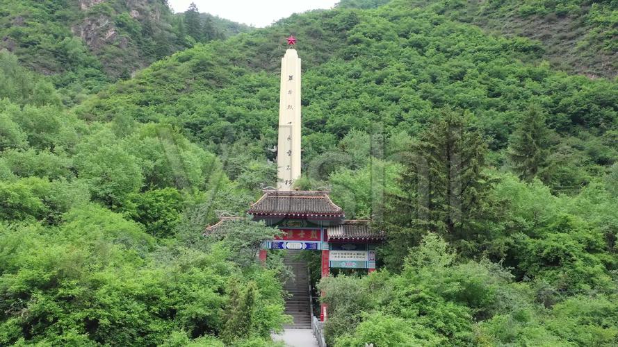 榆中县兴隆山烈士陵园航拍(夏季)_3840x2160_高清视频