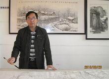 现为北京画院郭宝君工作室山水画家,北京京洲瀚墨书画院副院长