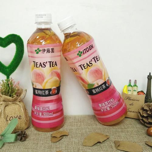 伊藤园(ito en)蜜桃红茶饮品500ml*15瓶整箱果味茶饮料整箱批发