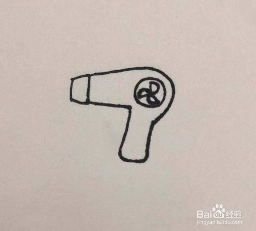 怎么画吹风筒简笔画;吹风机简单好看的画法