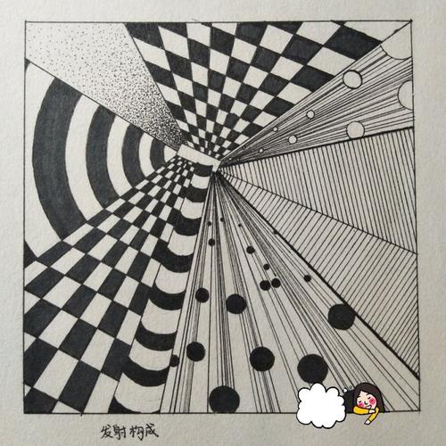 平面构成之发射构成