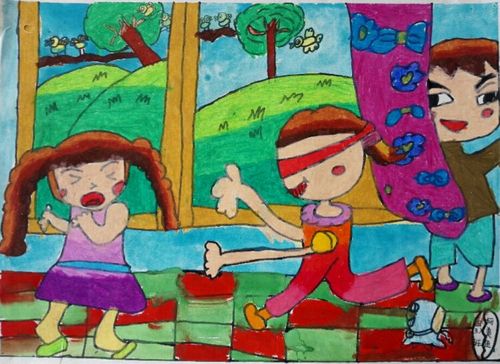 "快乐生活"现场绘画作品选