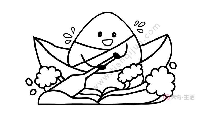 端午节简笔画画法端午节简笔画步骤