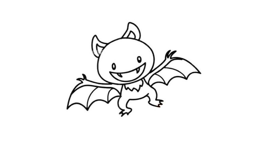 蝙蝠怎么画
