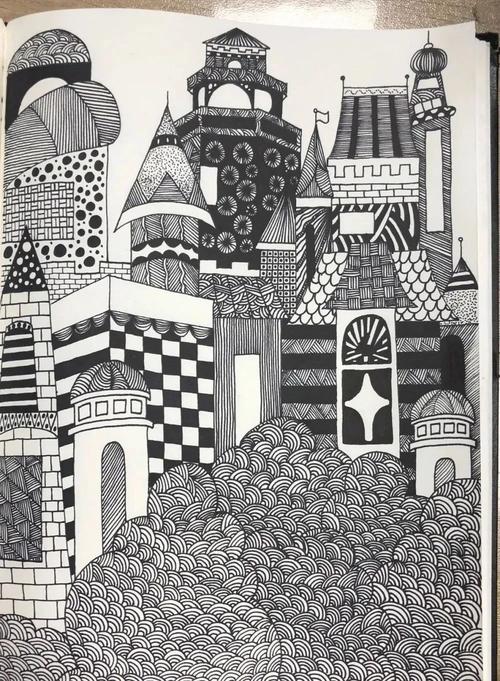 超经典儿童线描范画,每张都是学习的好素材,收藏它们省了一笔材料费