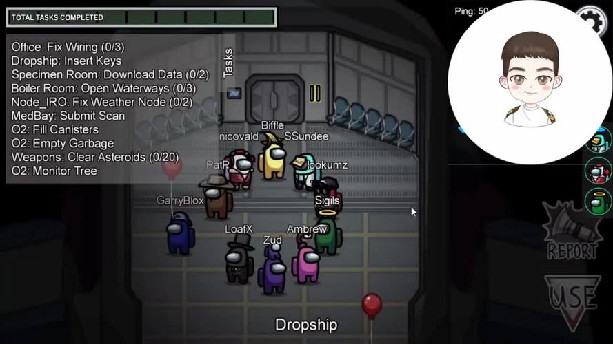 amongus小丑模式:内鬼变成小丑杀人于无形,船员们都被