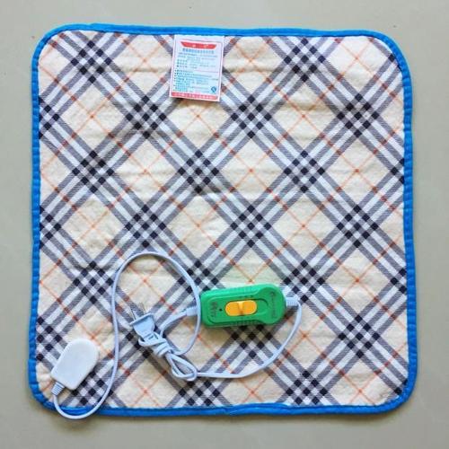 一折彩虹电热毯单人 单身贵族_加热小型暖热敷小电热毯座小号加热多