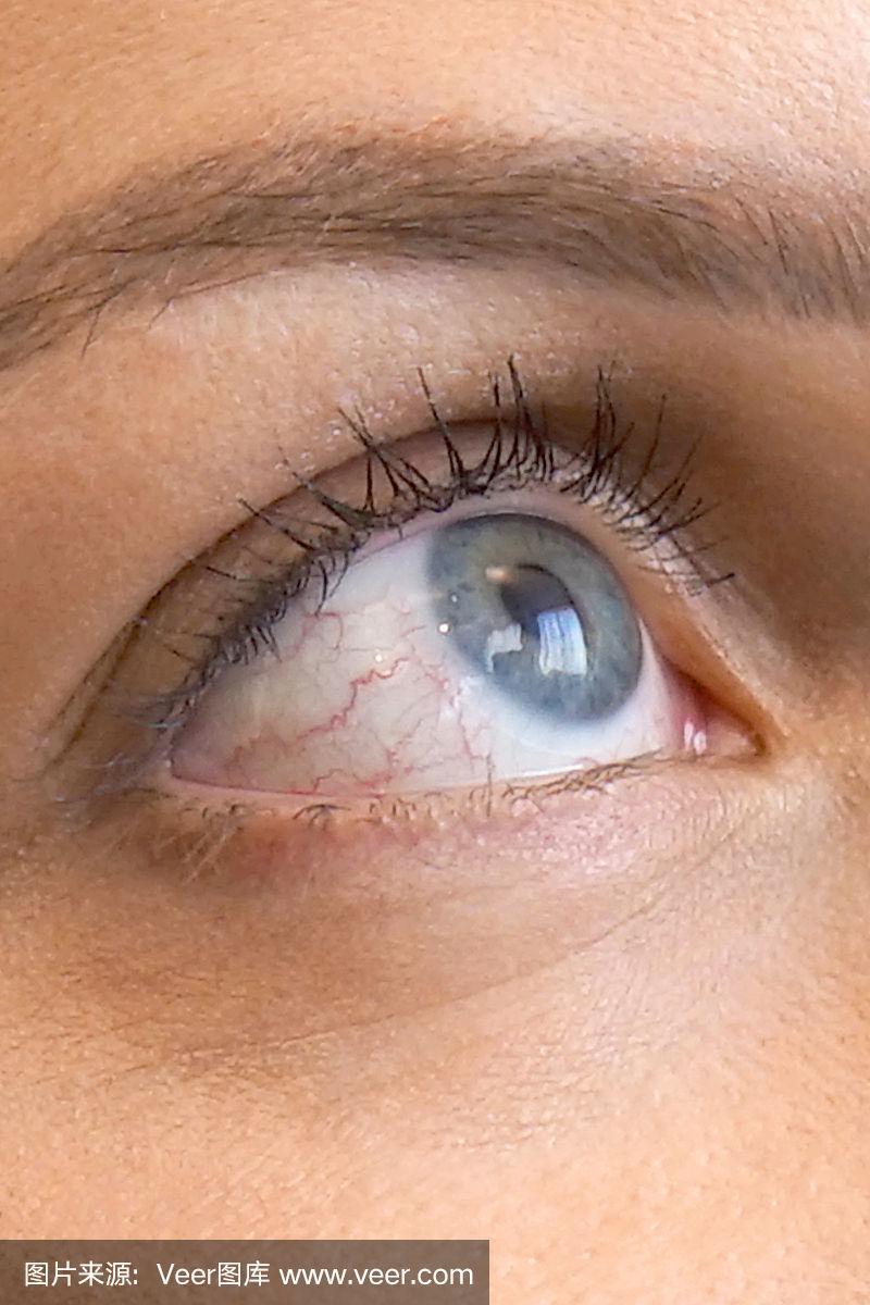 女人,灰色眼睛,照明设备,汽车部件,睫毛膏