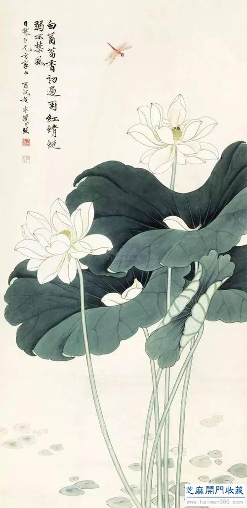 中国历代名家画荷