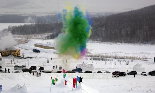 凤凰山滑雪场拍摄花絮
