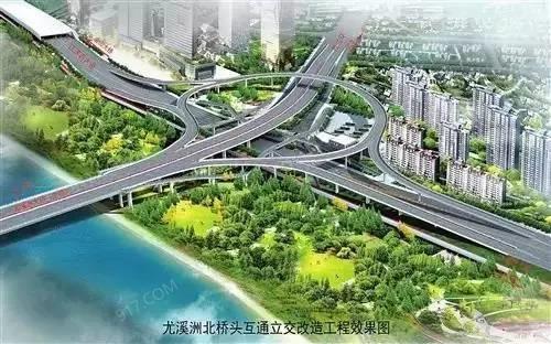 其中斗门高架桥拆除,二环五四路口改造与尤溪洲大桥
