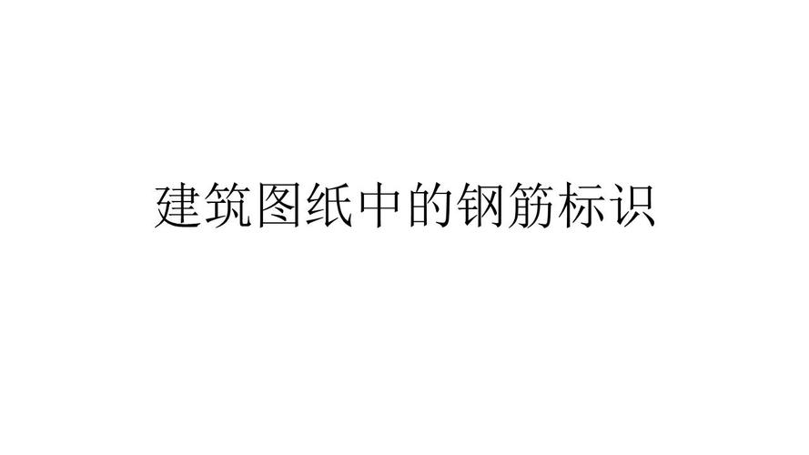 《建筑图纸中钢筋标识.pptx》