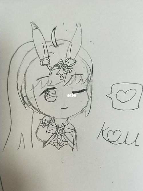 可爱的小舞_简笔画_简笔画教程_文化_绘画