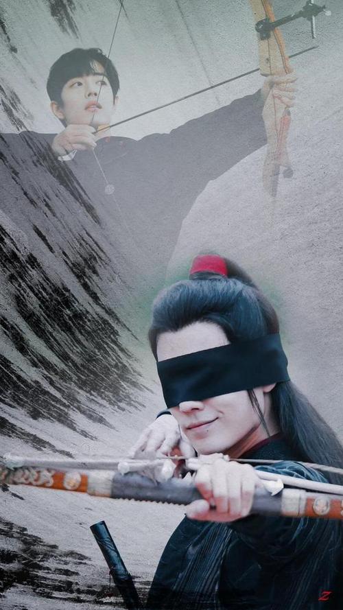 一组肖战的射箭图,前世今生的魏无羡和疾冲,你爱了吗?