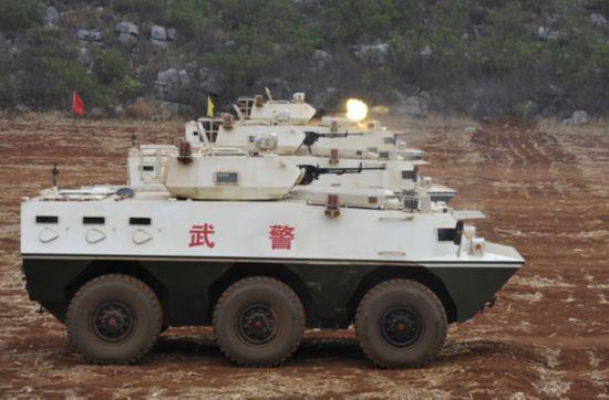 组图:装甲战车云岭显威 直击武警某部装甲车集训