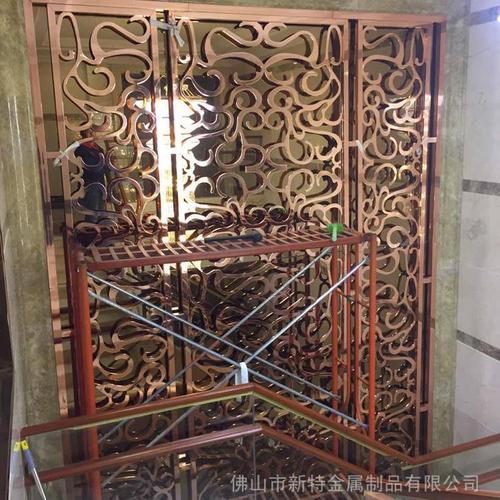 乐清市纯铜屏风隔断落地客厅门厅屏风新中式镂空屏风定制价格