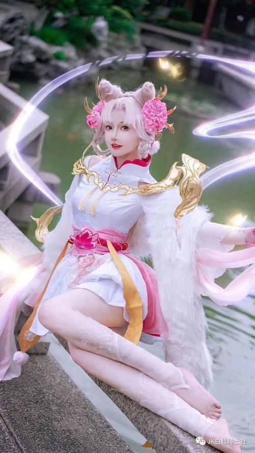 cos:王者荣耀同人嫦娥拒霜思cos正片@露儿大魔王