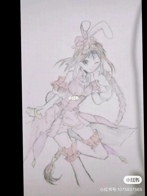 小舞素描彩铅画_小舞_彩铅画_素描_兴趣爱好_绘画