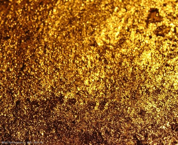 璀璨金色沙子高清摄影图片