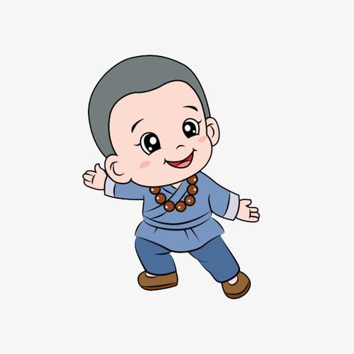 关键词 : 卡通,简笔,手绘,可爱的,小和尚,呆萌的,矢量