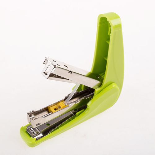 deli得力0230a省力订书机 10号钉书机 彩色办公订书器 炫彩省力