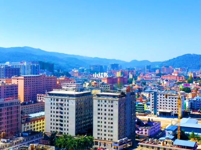 航拍缅甸第四特区缅甸小勐拉_航拍_出行_出行其他