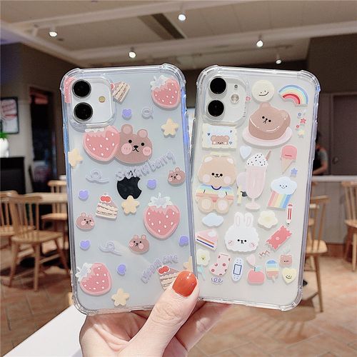 oppo手机壳女生版可爱,OPPO手机壳 opporealme真我v15/v13/v11/q3pro/q2/gtneo手机壳透明全包可爱女