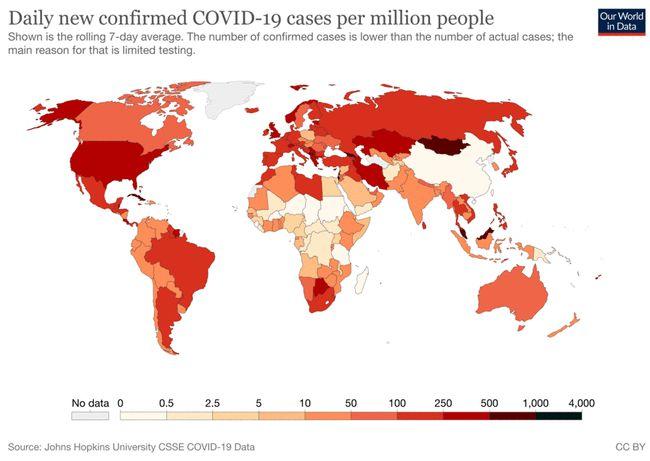 全球疫情进展 看这个就够了(截至20210903)