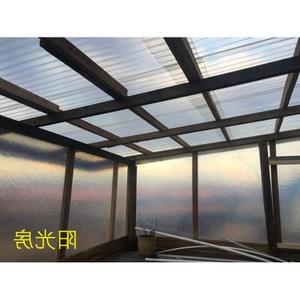 彩钢瓦阳光房水槽雨棚透明1mm塑料板玻璃阳光隔墙板