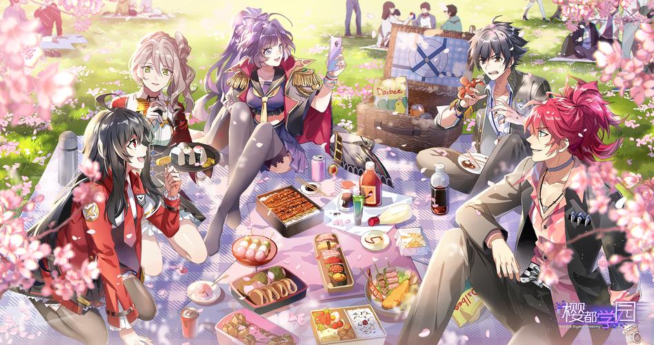 《樱都学园》:概念图第七弹,踏青赏樱正当时