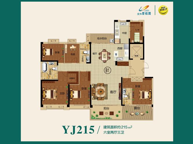 宜阳碧桂园jy215户型_宜阳碧桂园户型图-洛阳搜狐焦点