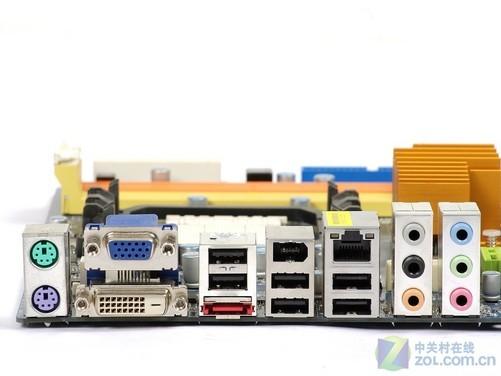 asrock aod790gx/128m 背板i/o接口
