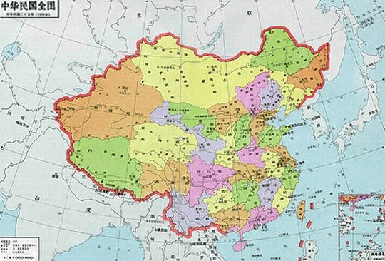 中华民国地图