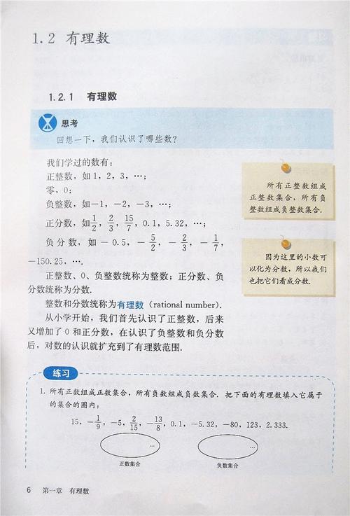 初中初一数学上册电子课本