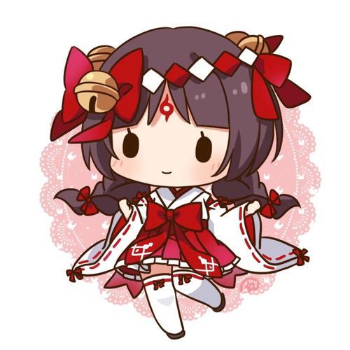 q版人物头像女生