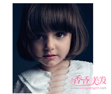 女宝宝时尚短发发型图 宝宝短发型图片大全