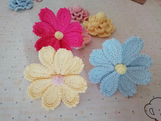钩编漂亮的格桑花～详细图文教程