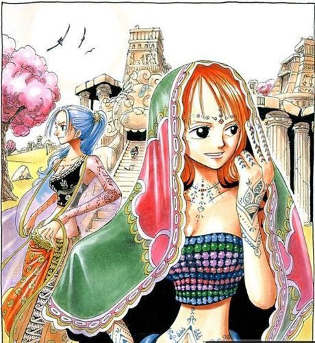 女神娜美官方扉页彩图欣赏