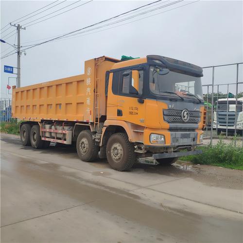 二手国五前四后八工程自卸车二手四桥渣土车1米5后翻翻斗车可分期