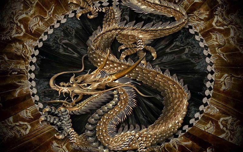 神话传说中国龙,高清壁纸图片,生肖星座-回车桌面