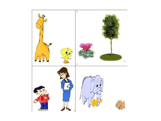 左右比高矮长短ppt