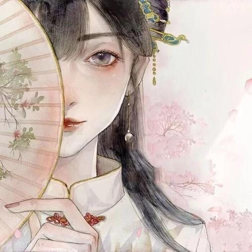 女生头像|超仙古风动漫手绘卡通qq头像,微信头像